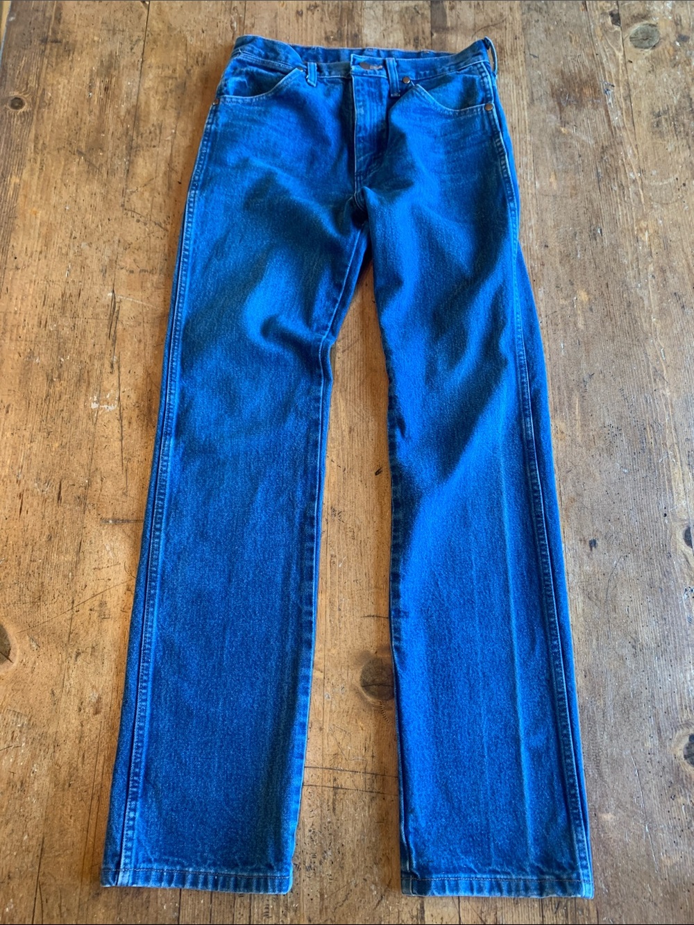 Wrangler Women's Straight Leg Jeans Blue
